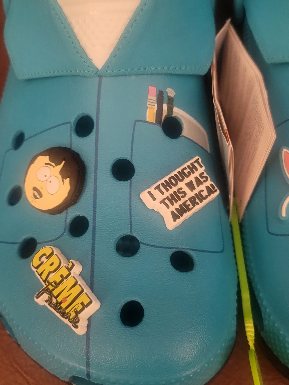 CROCS South Park Randy CIS CIG classic Clog Jibbitz Men's 9 Women's 11 New - Picture 6 of 14
